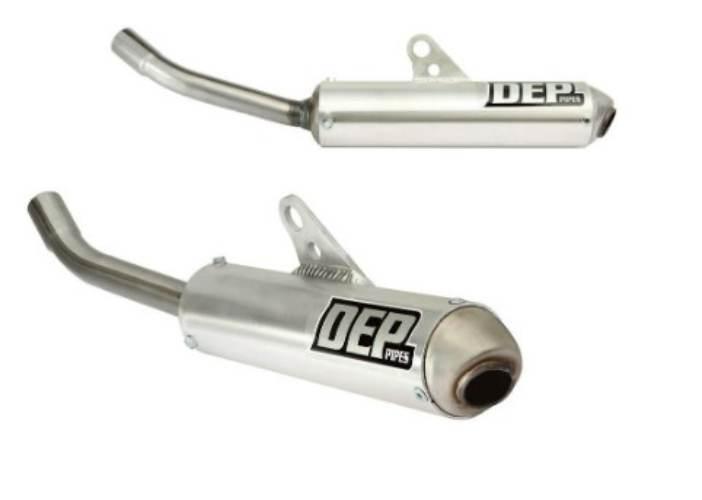 Dep Pipes Końcówka Wydechu Tłumik Krótka Yamaha Yz 125 '02-'21