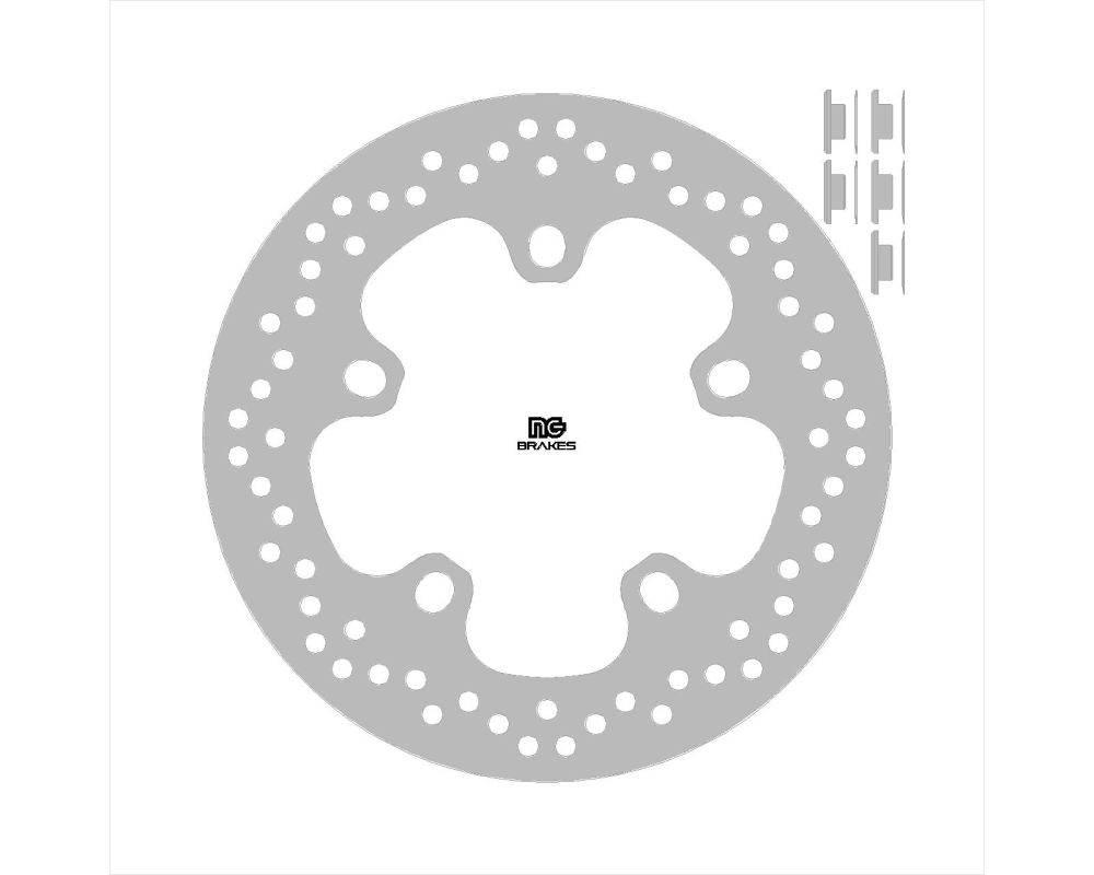 Ng Tarcza Hamulcowa Tył Indian Standard Ftr 1200 '18-'23 260X117,4X5Mm 5X13