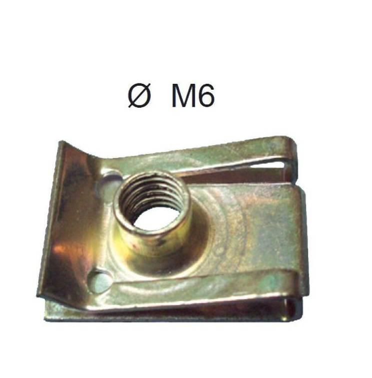 Oxa Factory Nakrętka Zatrzaskowa Wsuwka Z Gwintem M6 M6 Do Mocowania Wydech