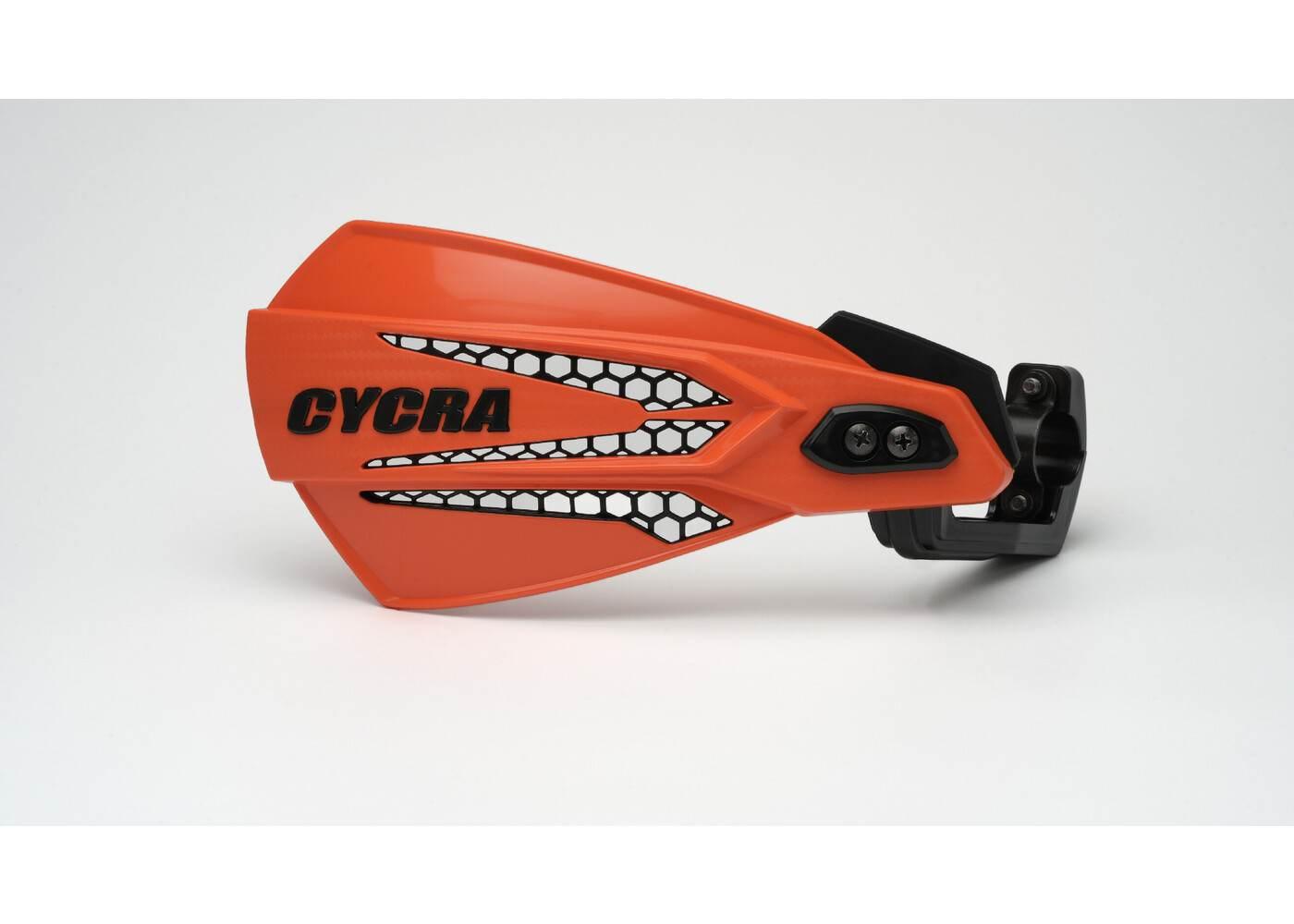 Cycra Osłony Rąk Listki Z Mocowaniem 22Mm/28,6Mm Model Mx Race Kolor Pomara