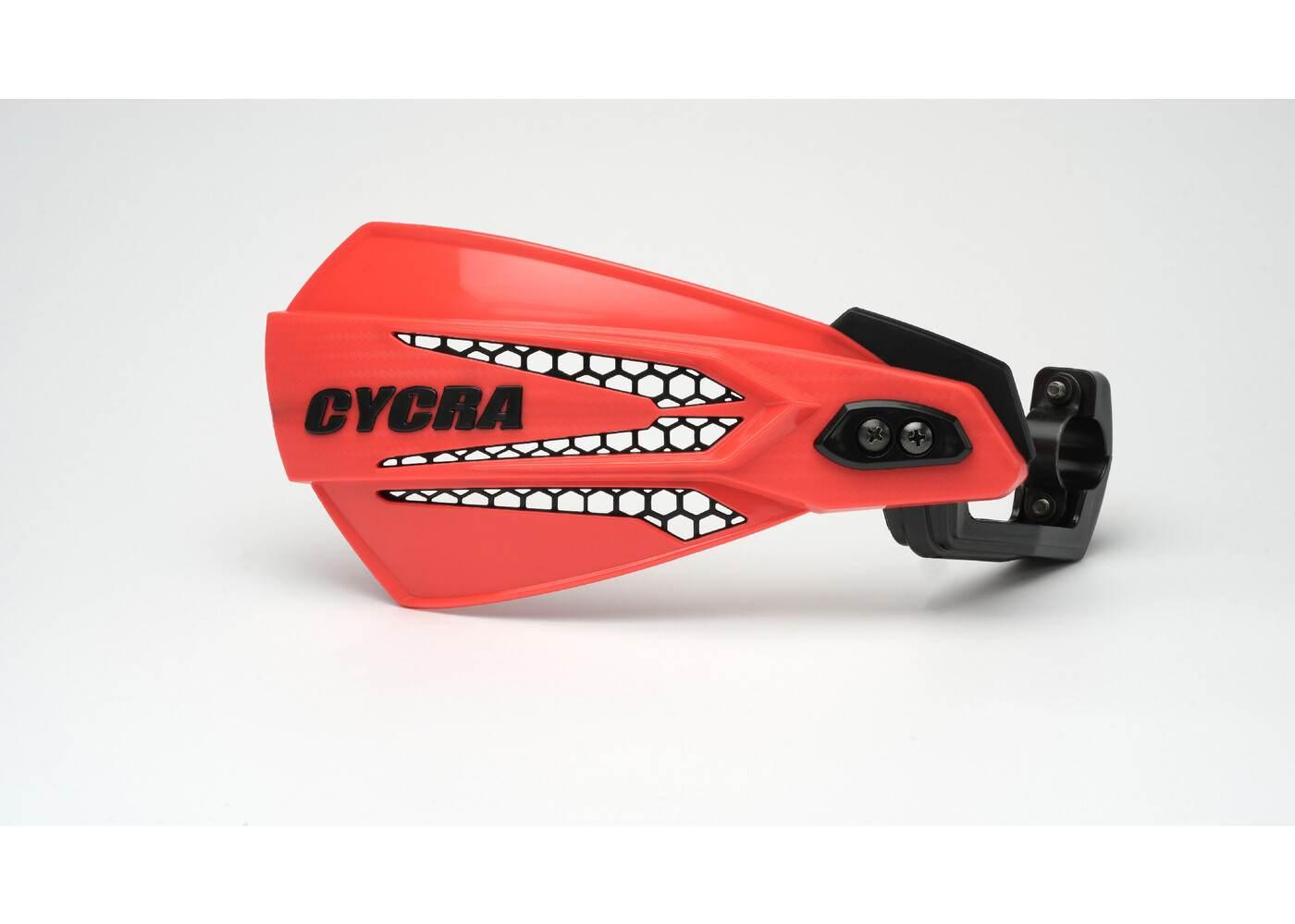 Cycra Osłony Rąk Listki Z Mocowaniem 22Mm/28,6Mm Model Mx Race Kolor Czerwo