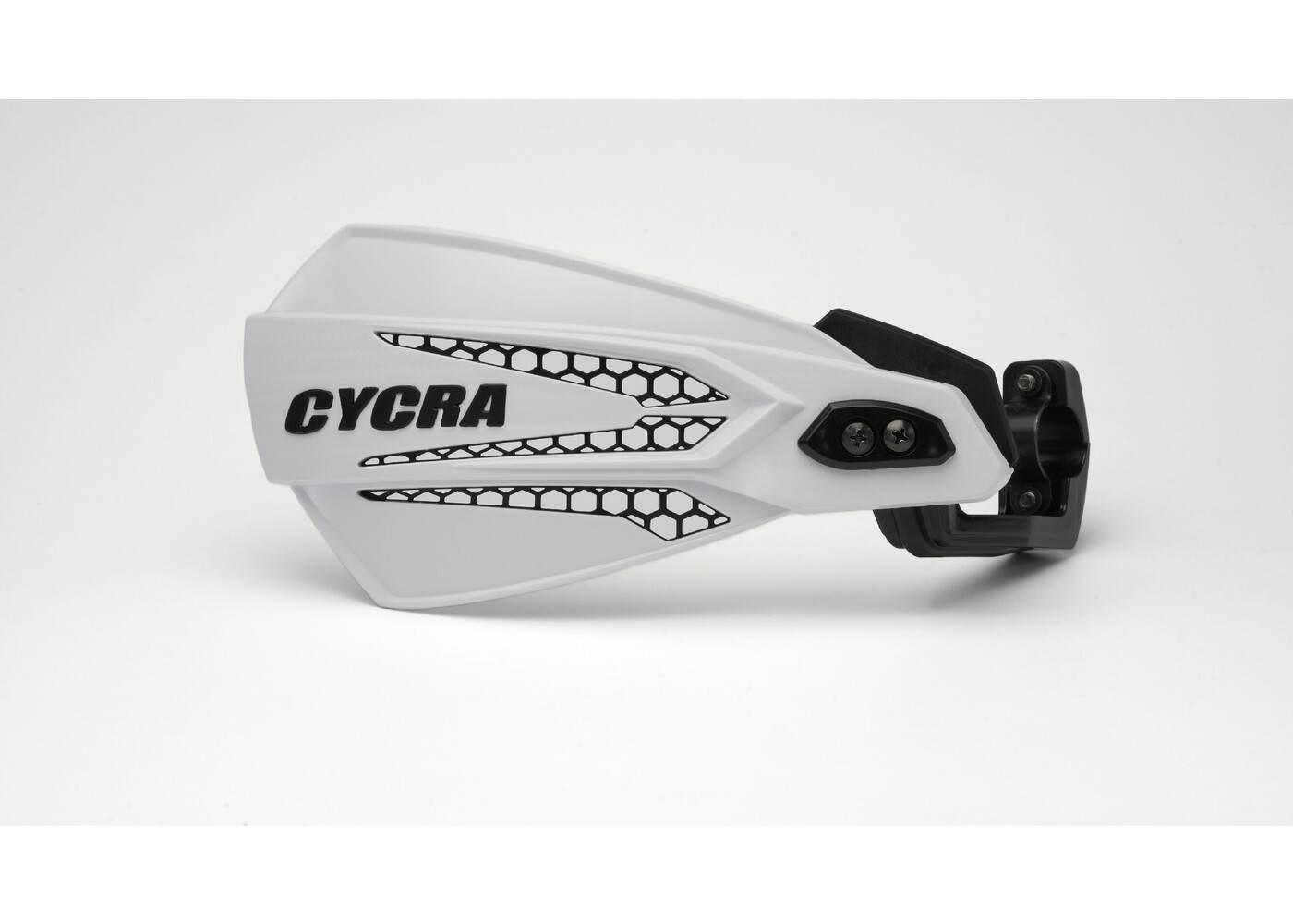Cycra Osłony Rąk Listki Z Mocowaniem 22Mm/28,6Mm Model Mx Race Kolor Biały