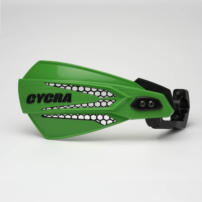 Cycra Osłony Rąk Listki Z Mocowaniem 22Mm/28,6Mm Model Mx Race Kolor Zielon
