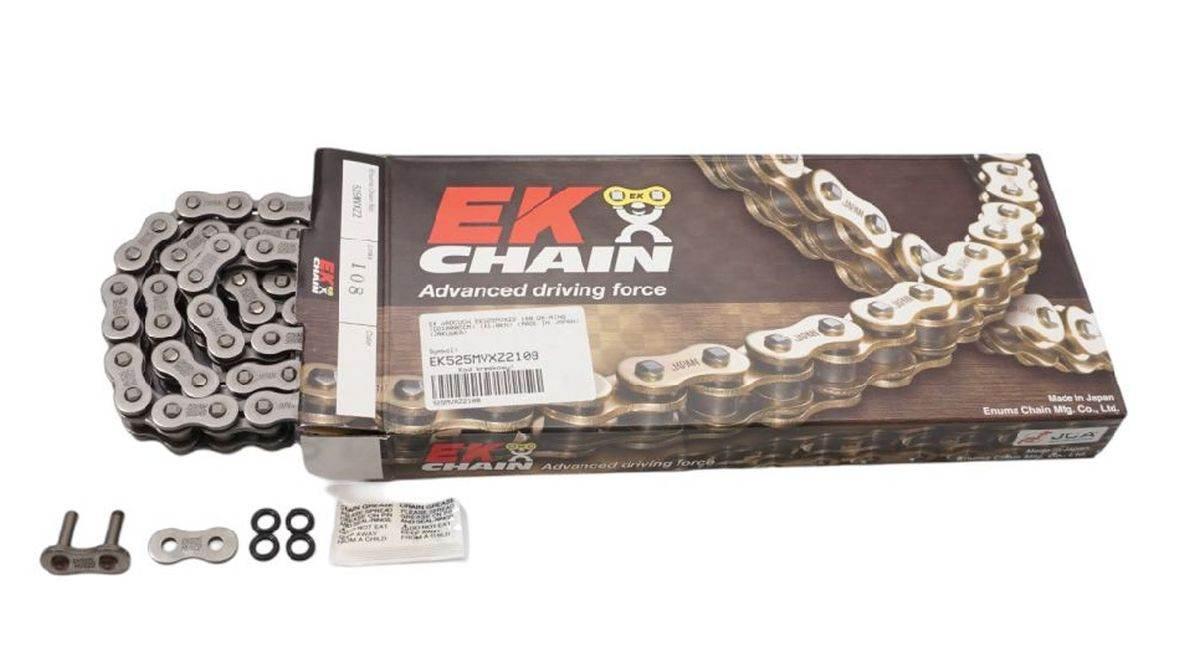 Ek Łańcuch Napędowy Ek520Mvxz2 110 Qx-Ring Do 1000Ccm 110-Ogniw 40,0Kn Made