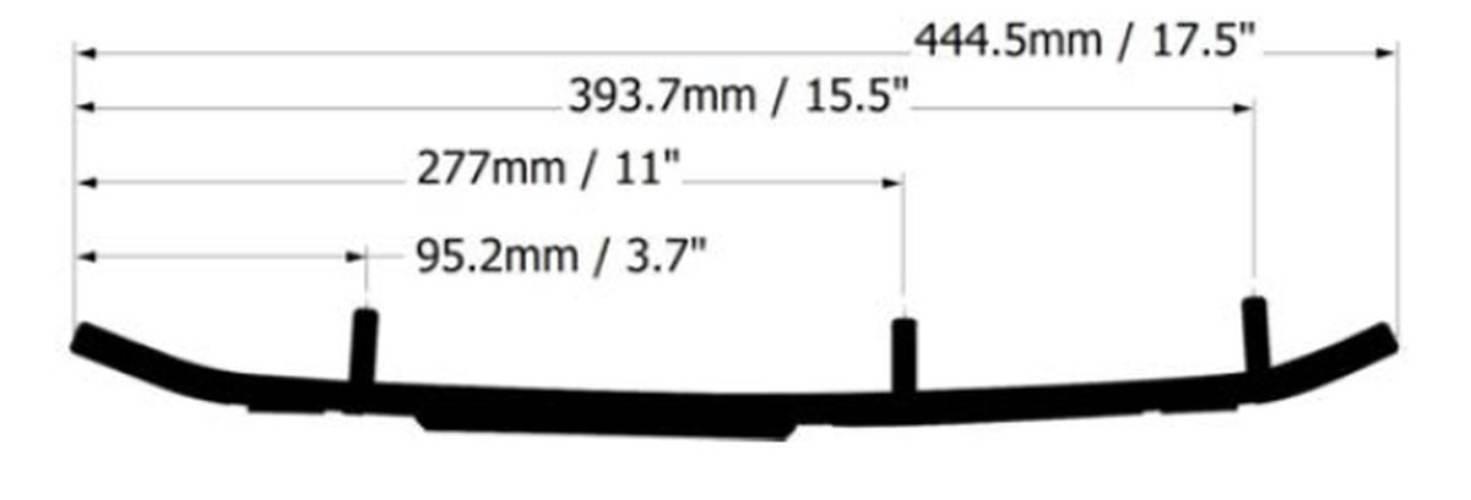 Spi Snow Widia Płozy Ślizg Polaris Indy 550 '14-23, Iq 550 '10-13, Rmk 550