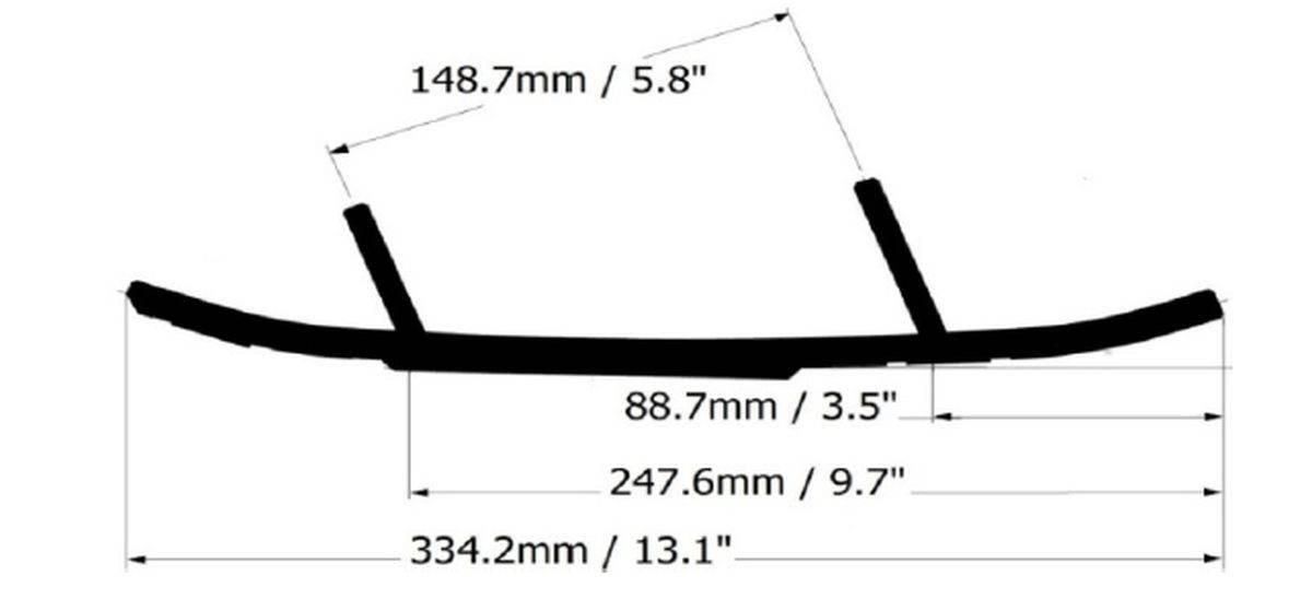 Spi Snow Widia Płozy Ślizg Lynx Adventure V800 '07-'09, Boondocker 600 '20-