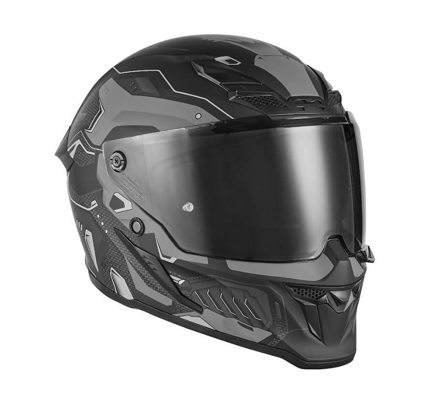 Exklusiv 2025 Kask Integralny Goliath Berserck Kolor Czarny Mat/Tytanowy Ro