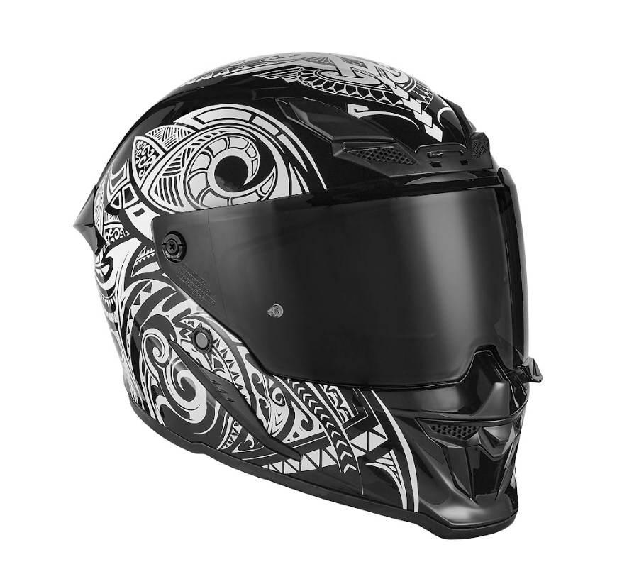 Exklusiv 2025 Kask Integralny Goliath Maori Kolor Czarny/Biały Rozmiar L Do