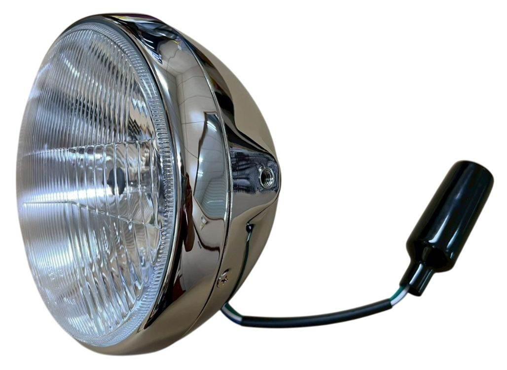 Emgo Reflektor Lampa Uniwersalna Kompletna Chromowana Średnica Wkładu 7" 17