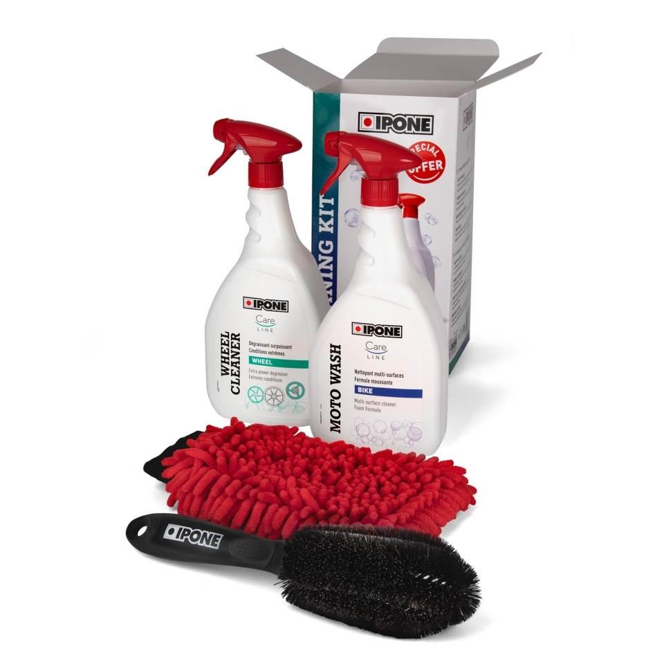 Ipone Cleaning Kit Moto Wash+Wheel Cleaner Zestaw Do Mycia Motocykla Careli