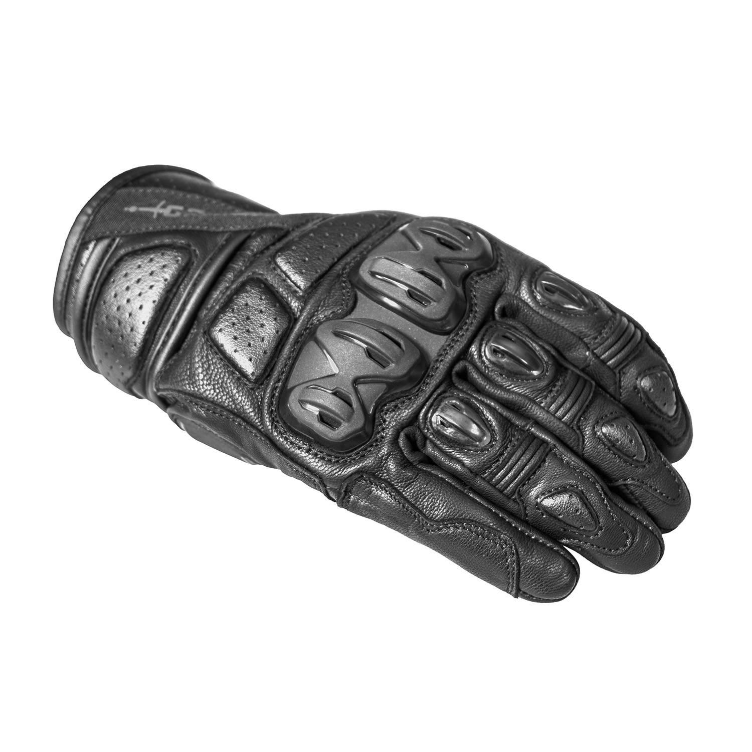 Gareth Rękawice Skórzane Krótkie Model Fighter Kolor Czarny Rozmiar M - zdjęcie 4