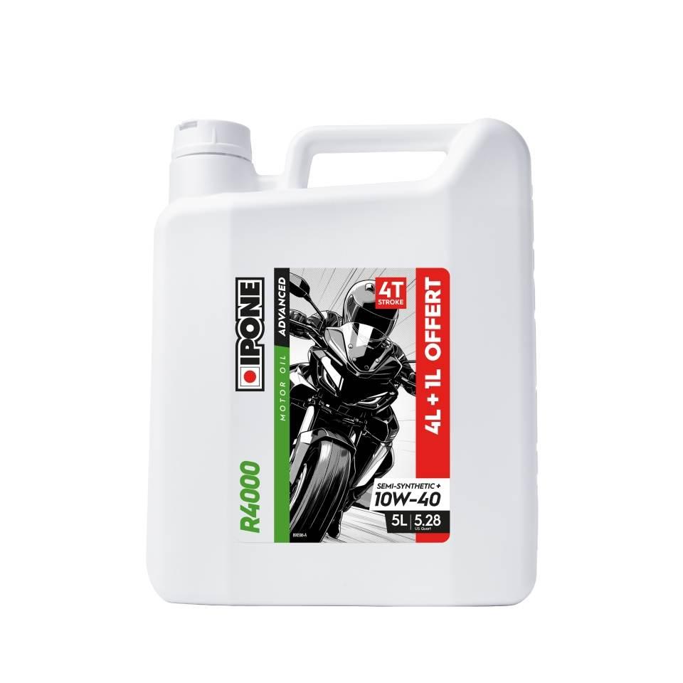 Ipone R4000 10W40 Olej Silnikowy Semisyntetyk Plus 5L Ester, Ma2 - 4+1 Akc