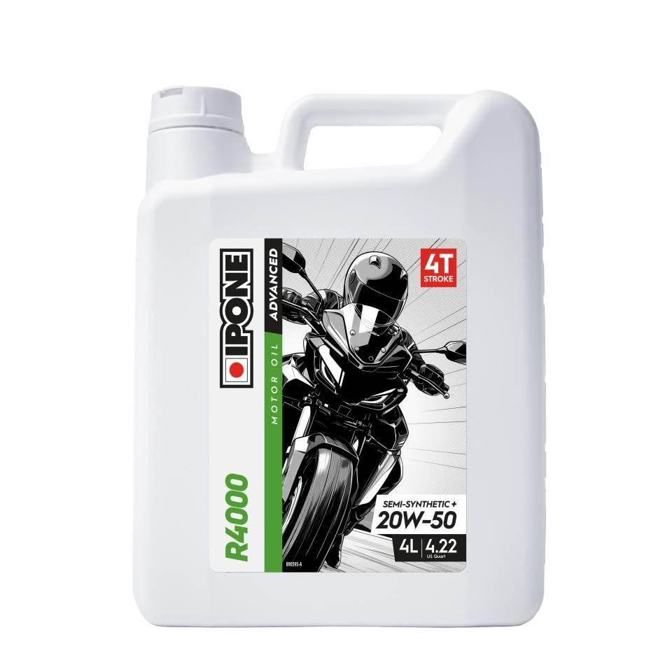 Ipone R4000 20W50 Olej Silnikowy Semisyntetyk Plus 4L Ester, Ma2 Akc 6 Zast