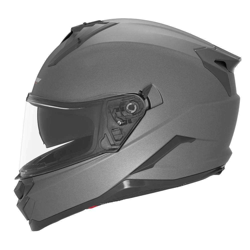Nox Kask Integralny Full Face Z Blendą N304S Solid Kolor Tytanowy Mat Rozmi