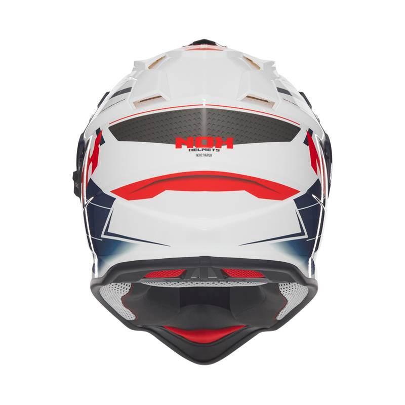 Nox Kask Offroad Trail Duosport Dual N312 Track Z Szybką I Blendą Kolor Pom - zdjęcie 3