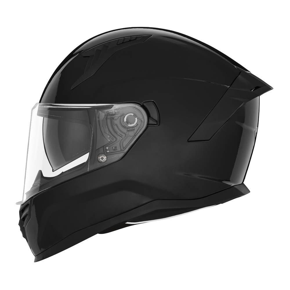 Nox Kask Integralny Full Face Z Blendą N402 Solid Kolor Czarny Mat Rozmiar