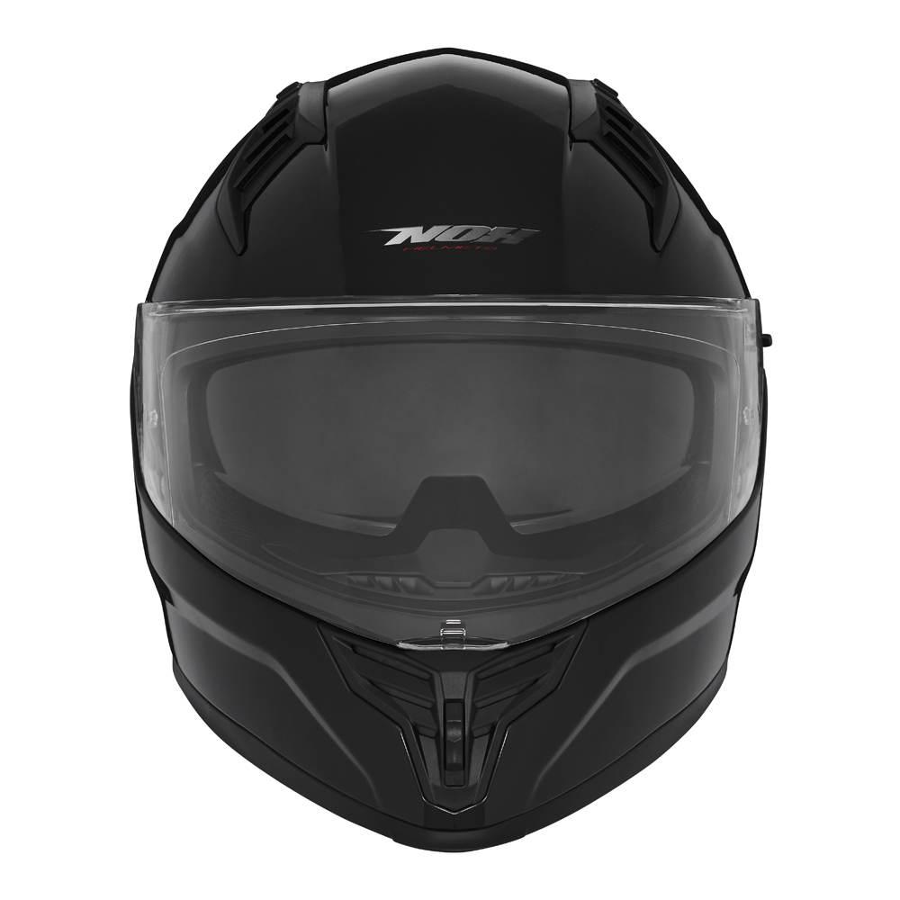 Nox Kask Integralny Full Face Z Blendą N402 Solid Kolor Czarny Mat Rozmiar - zdjęcie 3