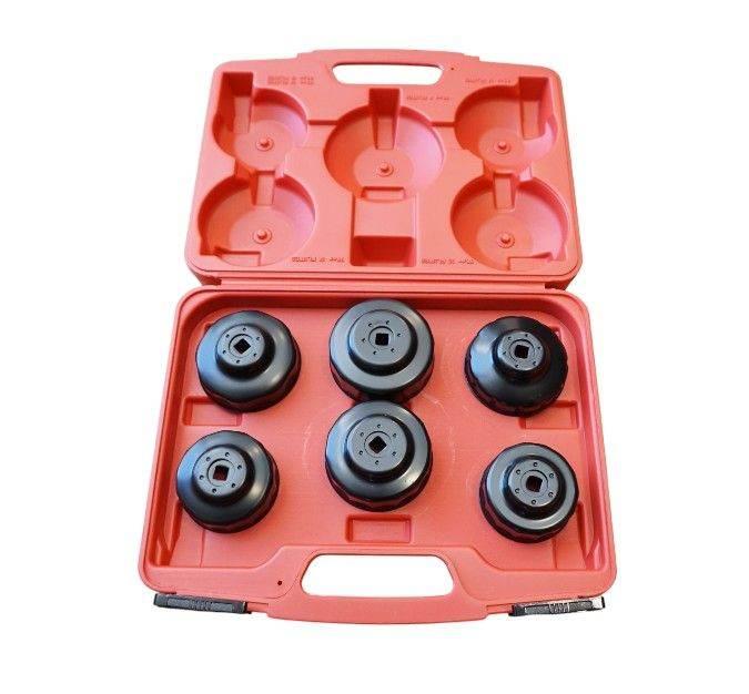 M.c. Komplet Kluczy Do Filtrów Oleju 6 Szt 76Mm/12, 65Mm/14, 76Mm/8, 76Mm/1