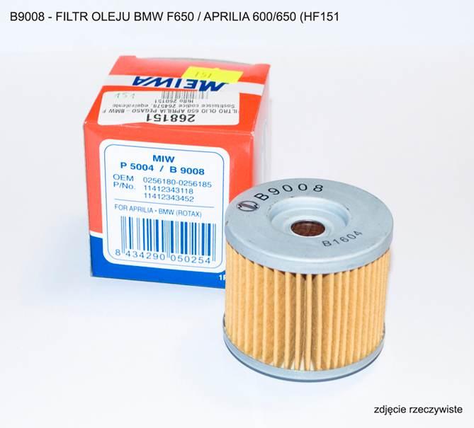 Miw Meiwa Filtr Oleju Bmw F650 Aprilia 600/650 Hf151 50