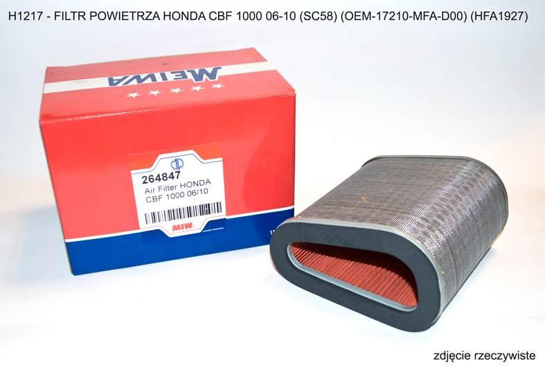 Miw Meiwa Filtr Powietrza Honda Cbf 1000 06-10 Sc58 Oem-17210-Mfa-D00 Hfa19