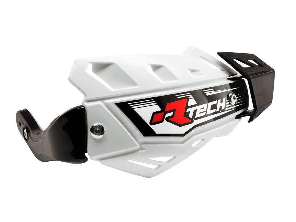 Racetech Rtech Osłony Rąk Handbary Flx Atv/Quad Kolor Biały Z 3 Rodzajami M