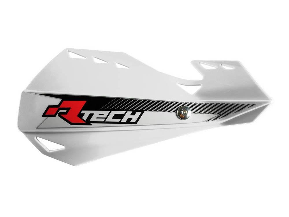 Racetech Rtech Osłony Rąk Handbary Dual Evo Kolor Biały Z Mocowaniami Do Ki