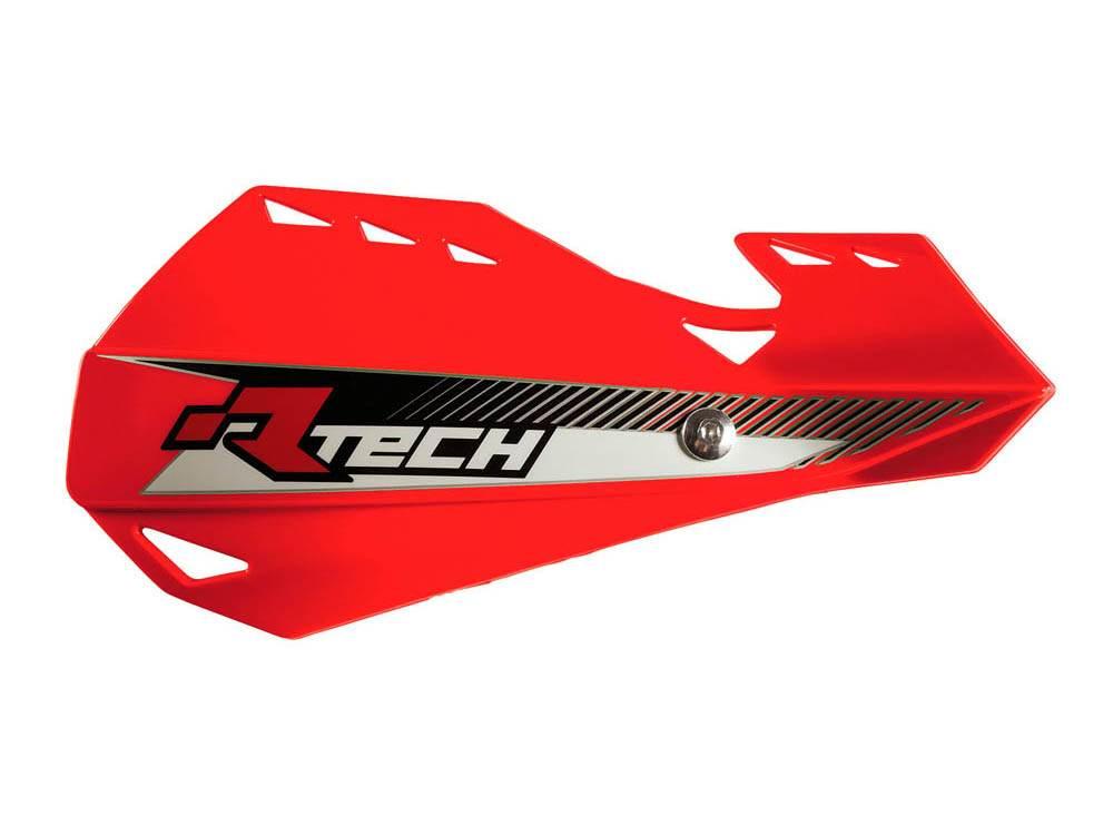 Racetech Rtech Osłony Rąk Handbary Dual Evo Kolor Czerwony Z Mocowaniami Do