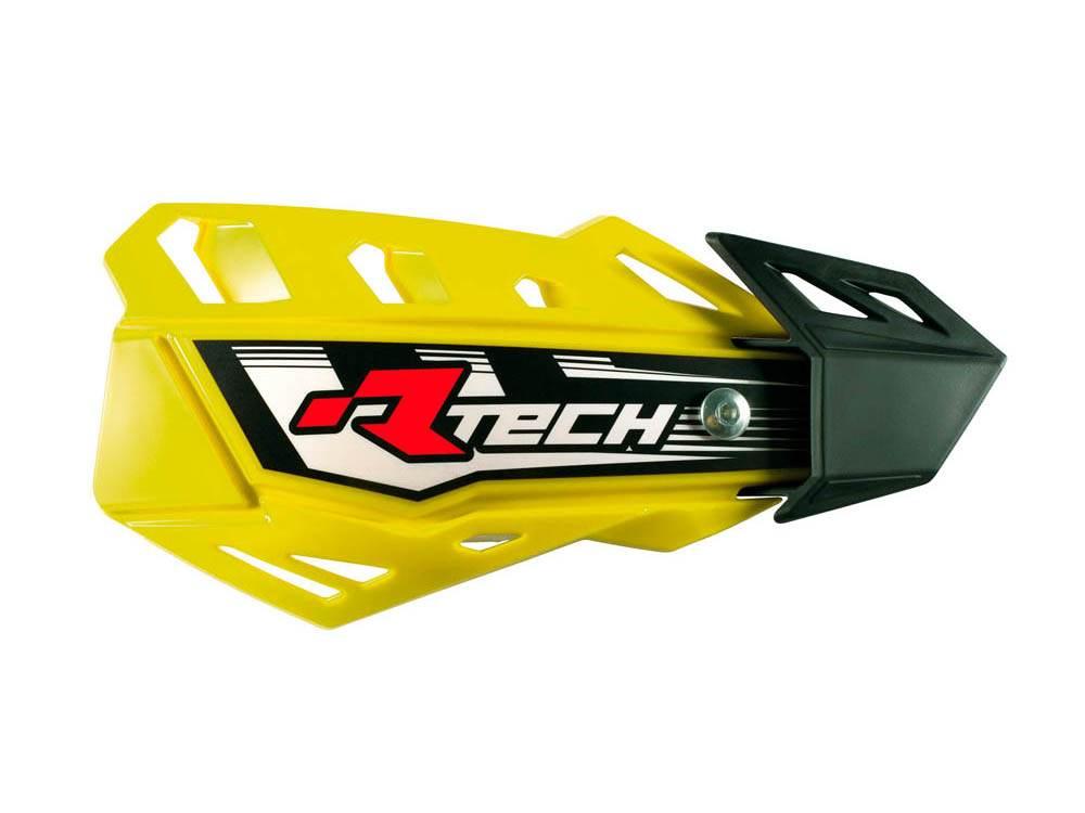 Racetech Rtech Osłony Rąk Handbary Flx Cross/Enduro Kolor Żółty Z 2 Rodzaja