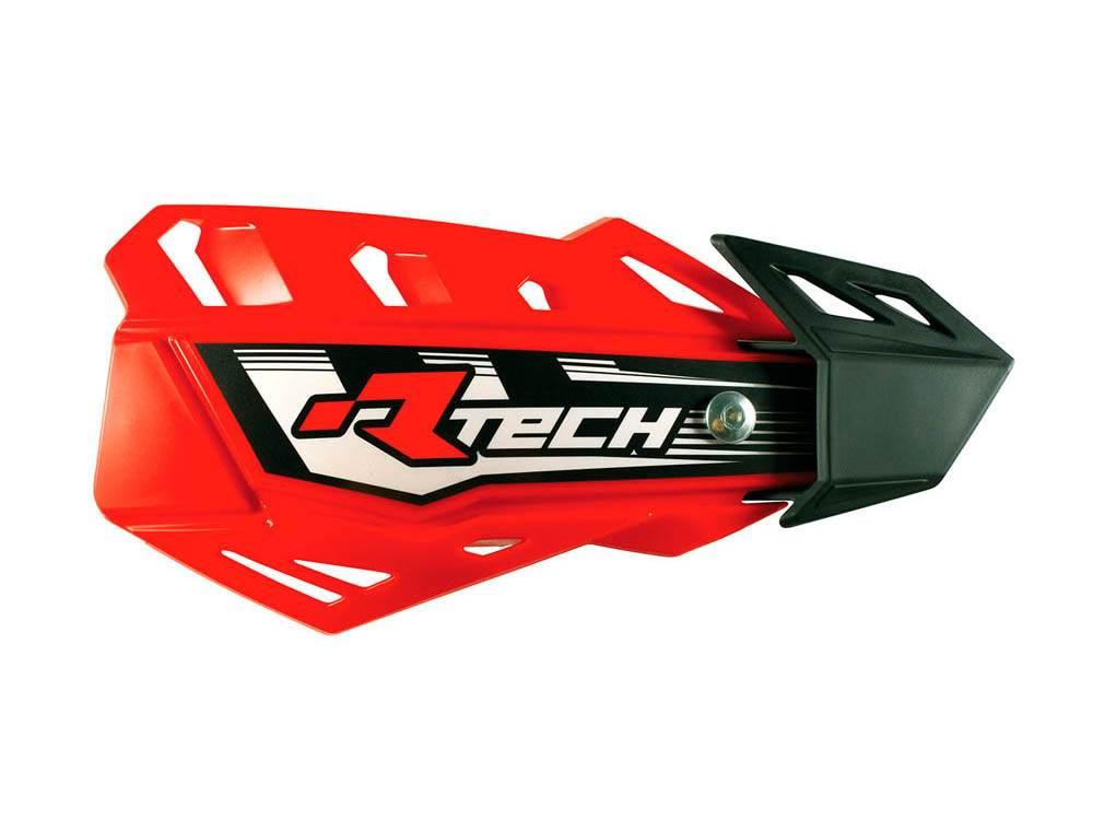 Racetech Rtech Osłony Rąk Handbary Flx Cross/Enduro Kolor Czerwony Z 2 Rodz