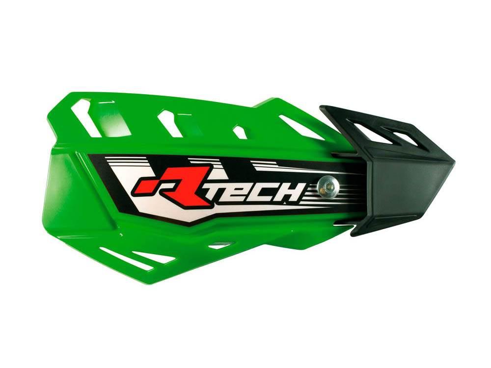 Racetech Rtech Osłony Rąk Handbary Flx Cross/Enduro Kolor Zielony Z 2 Rodza