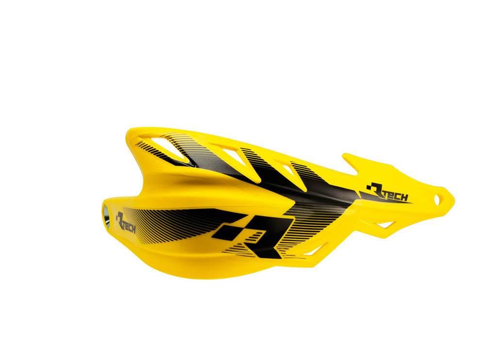 Racetech Rtech Osłony Rąk Handbary Raptor Kolor Żółty Z Mocowaniami Na Kier