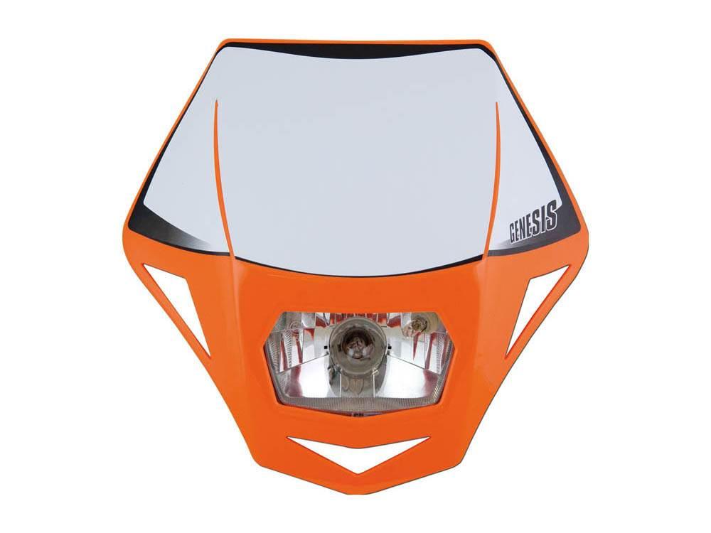 Racetech Rtech Lampa Przednia Genesis Kolor Pomarańczowy -