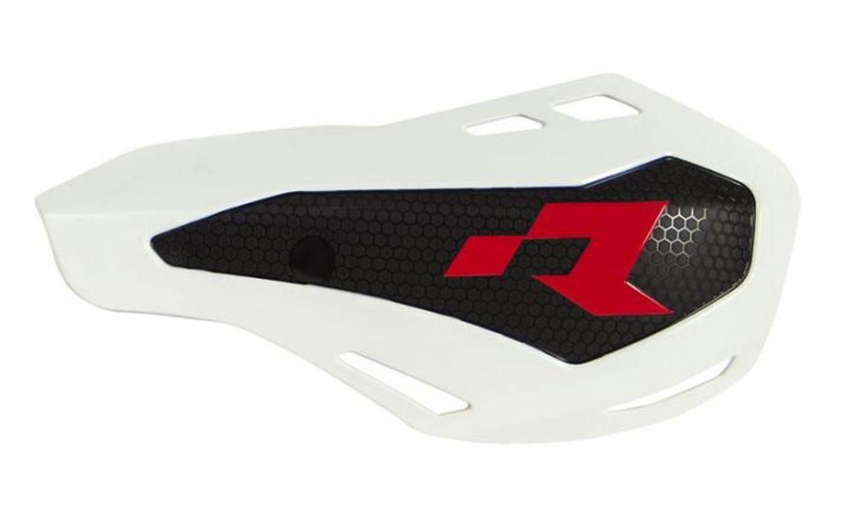 Racetech Rtech Osłony Rąk Handbary Hp1 Kolor Biały Z 2 Rodzajami Mocowań Do
