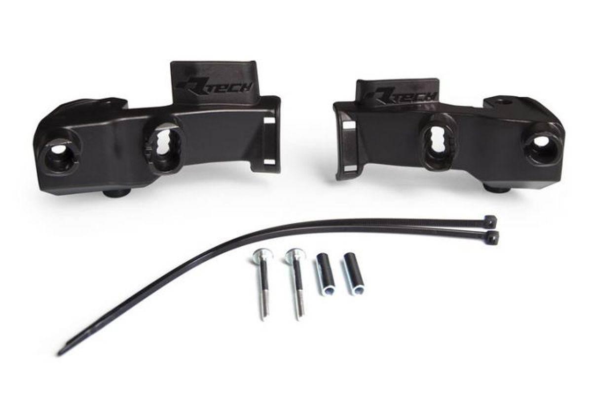 Racetech Rtech Osłony Rąk Handbary Hp1 Kolor Biały Z Mocowaniami Z Osłonami - zdjęcie 5