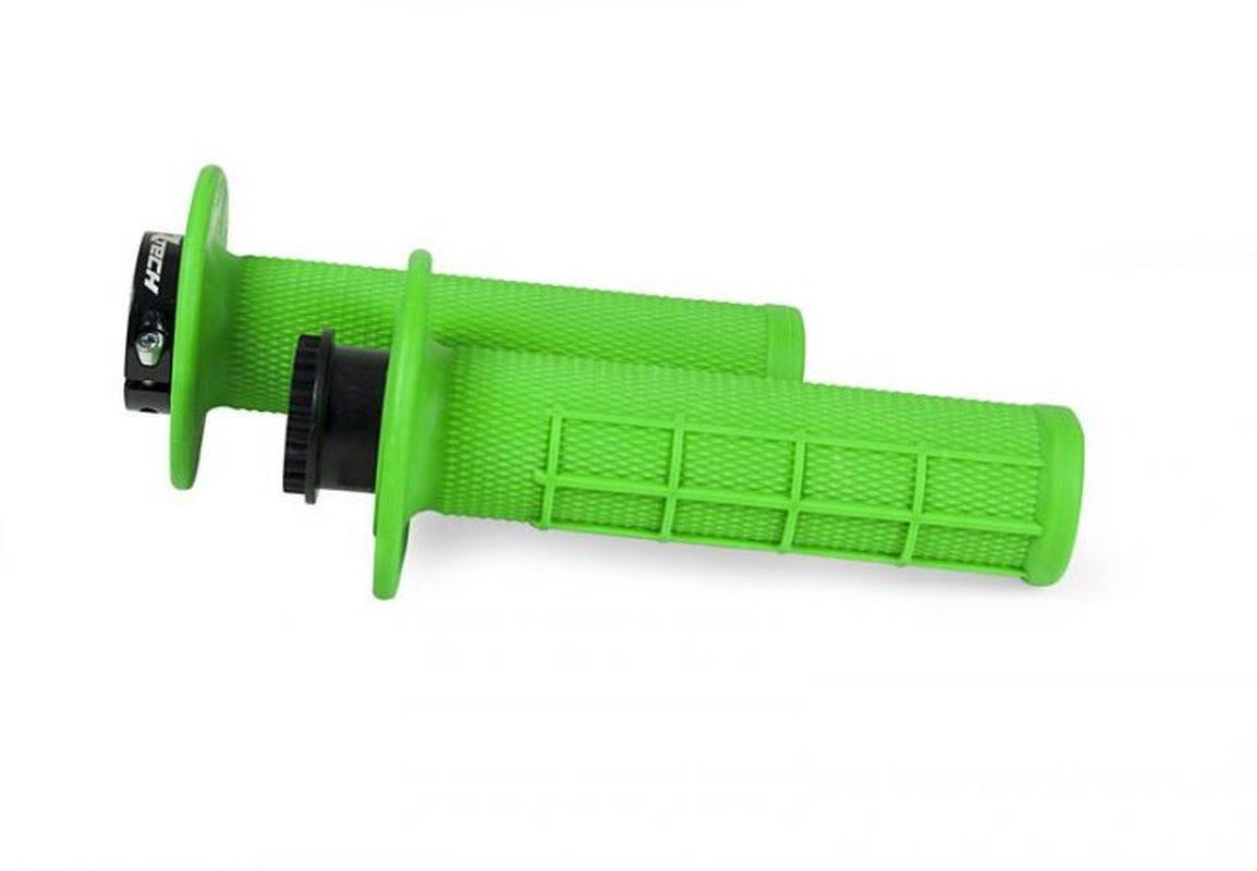 Racetech Rtech Manetki R20 Lock-On 22+25Mm Kolor Zielony Neon Half Waffle +