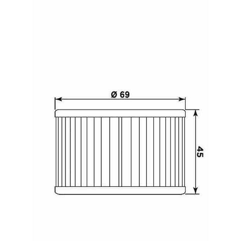 Miw Meiwa Filtr Oleju Kymco 250 Venox '02-'11 Hf561 50