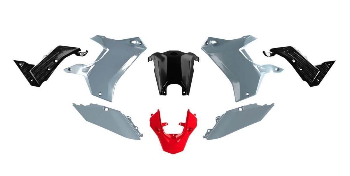 Racetech Rtech Komplet Plastików Bez Przedniego Błotnika T7 Revolution Yama - zdjęcie 2