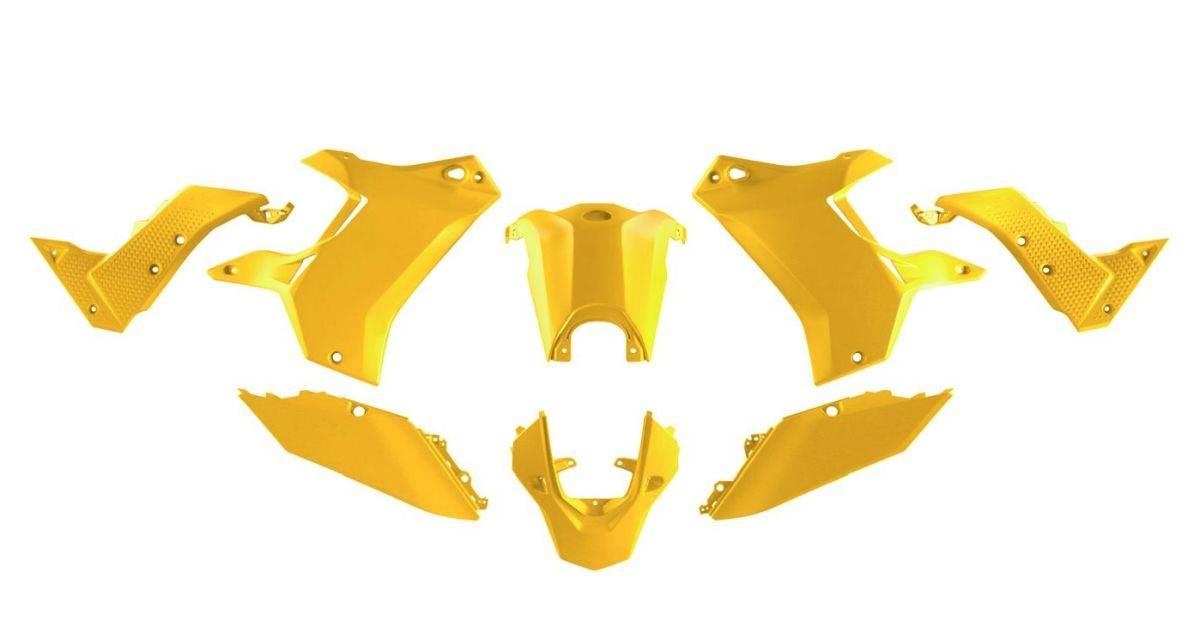 Racetech Rtech Komplet Plastików Bez Przedniego Błotnika T7 Revolution Yama - zdjęcie 2