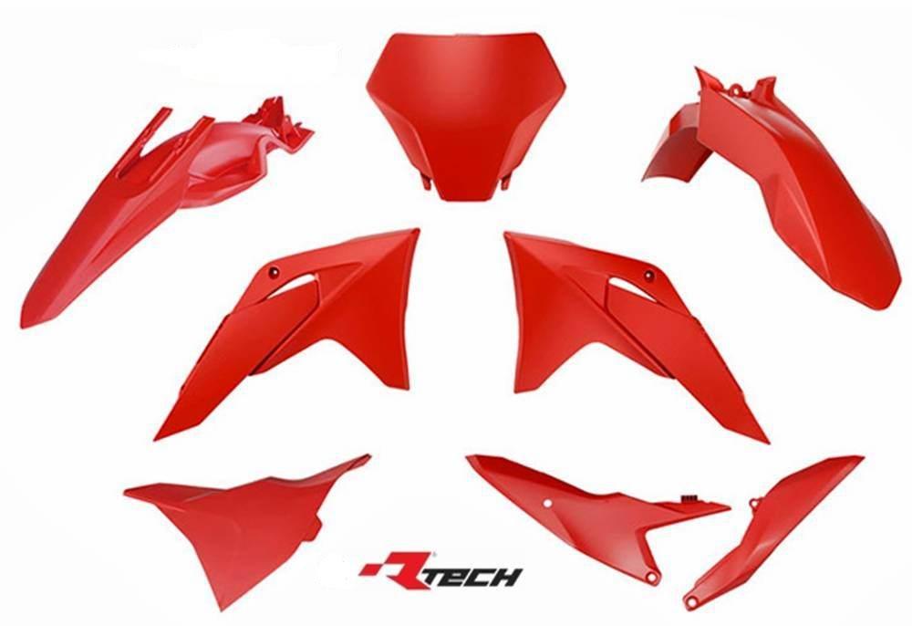 Racetech Rtech Komplet Plastików Gas Gas Mc 65 '24-'25 Kolor Oem Czerwony