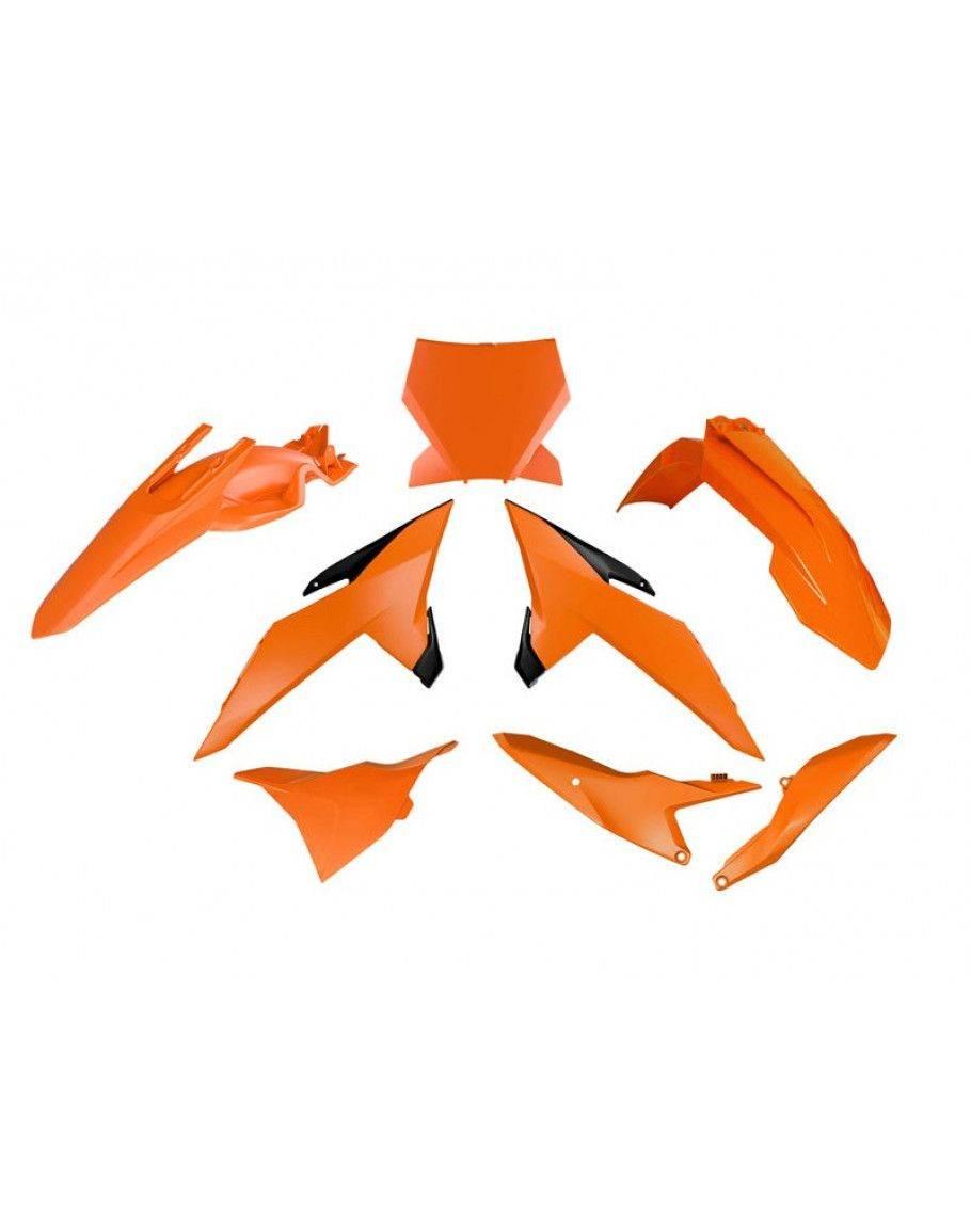 Racetech Rtech Komplet Plastików Ktm Sx 85 '25 Kolor Oem Czarny Pomarańczow