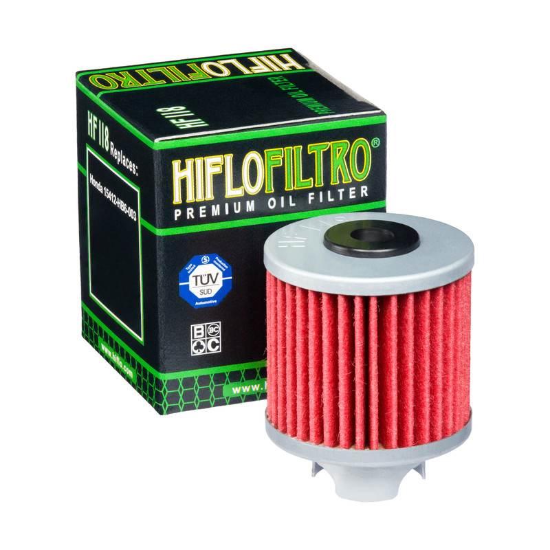Hiflo Filtr Oleju Hf 118 Honda Atc 125 86-87, Trx 125 87-88, Pit Bikes 50