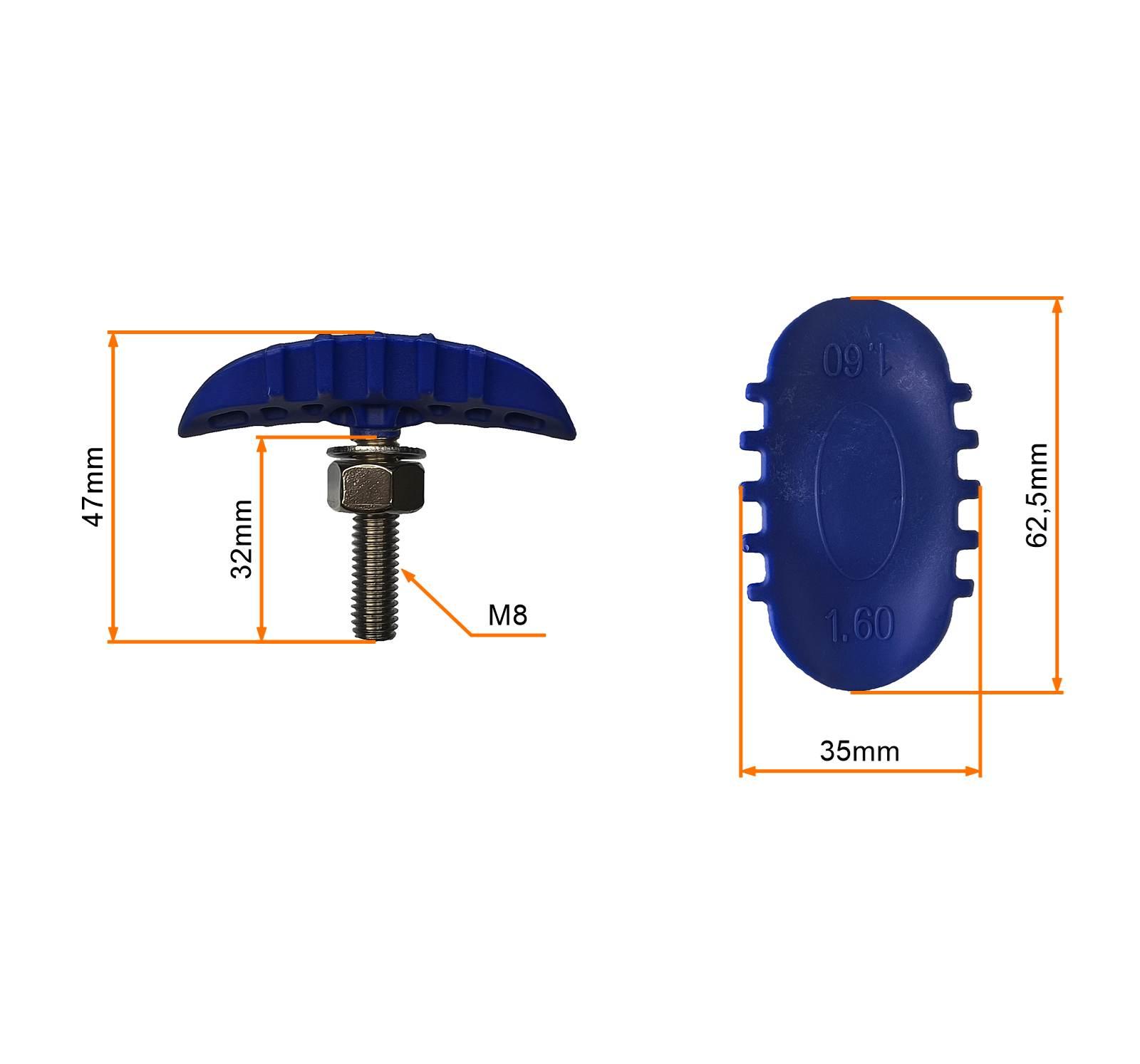 Trzymak opony uchwyt rim lock 1,60" - zdjęcie 3