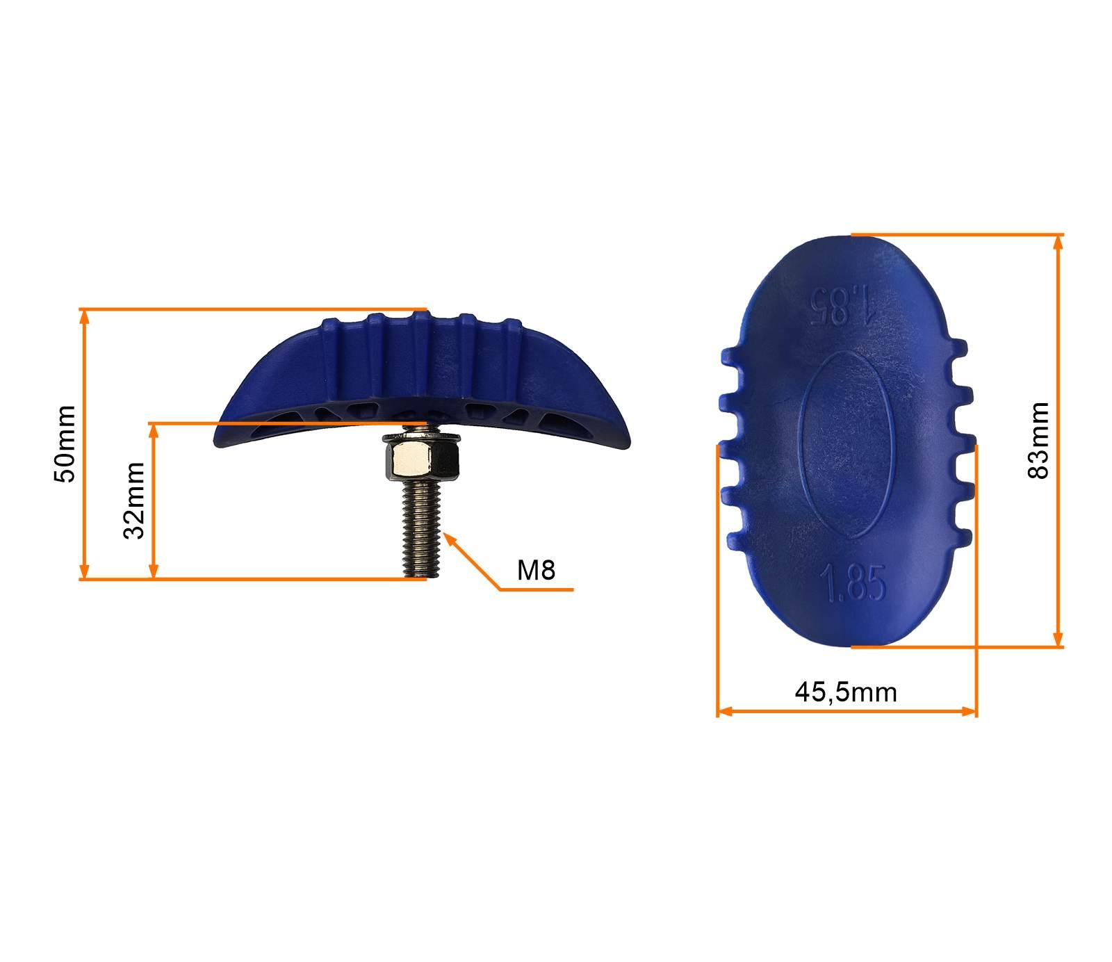 Trzymak opony uchwyt rim lock 1,85" - zdjęcie 3