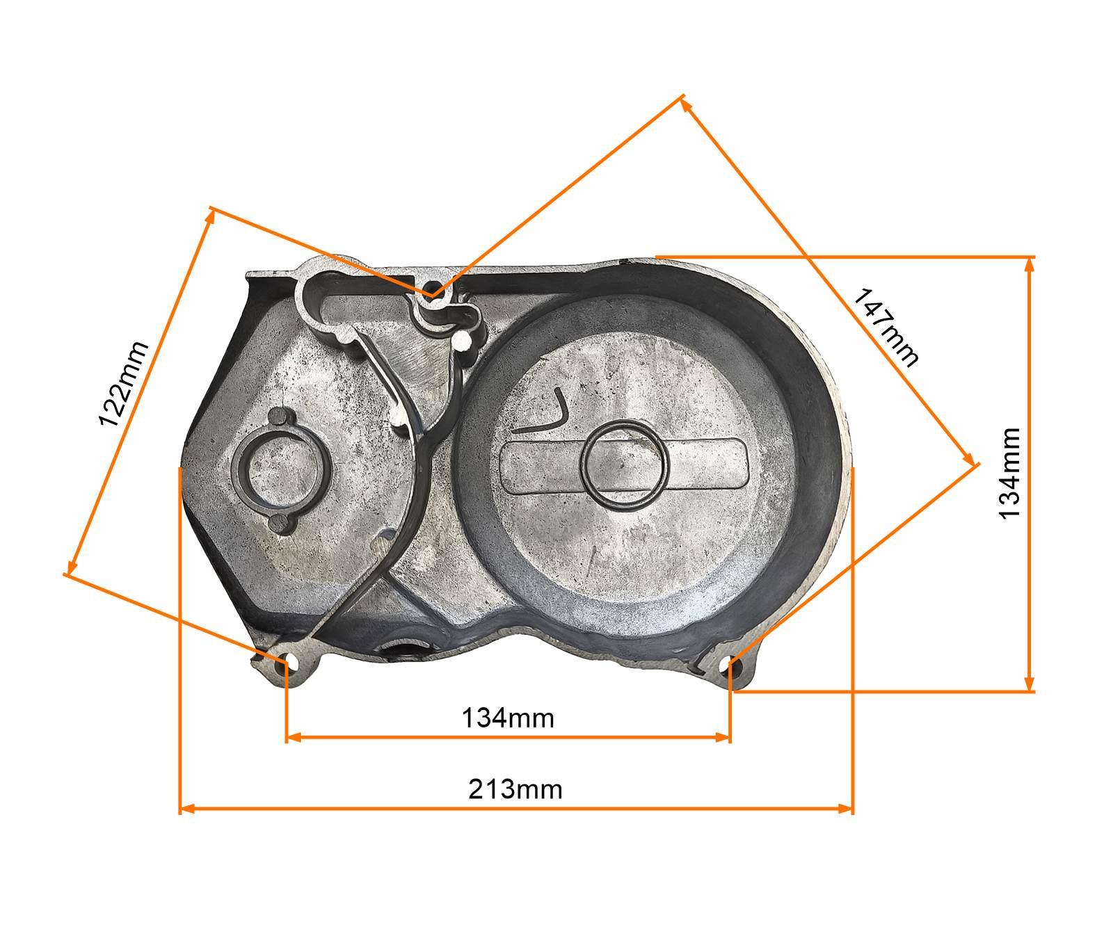 Pokrywa zębatki zdawczej pitbike cross 125 mrf 120/140 - zdjęcie 4