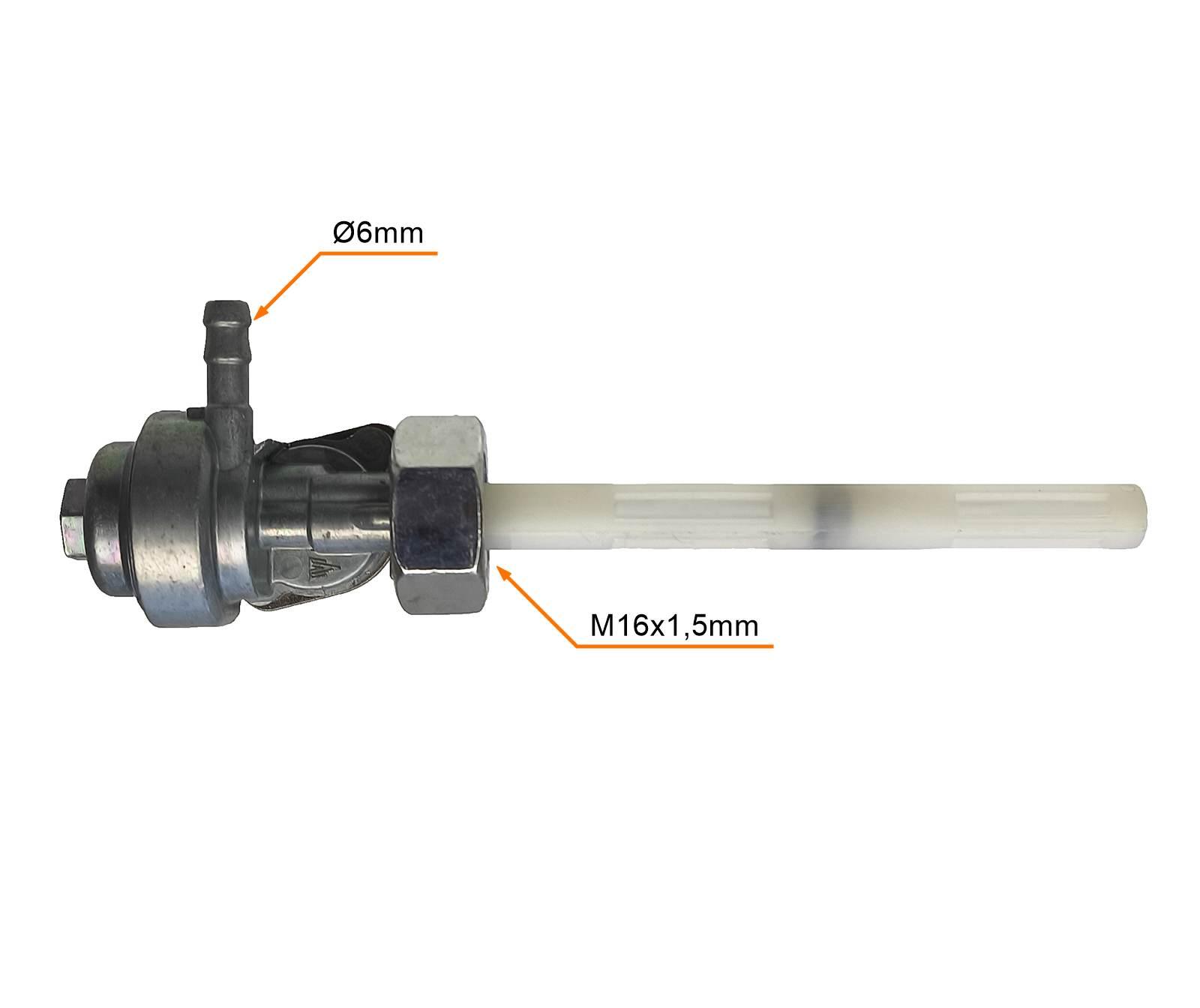 Kranik pompa paliwa king kinroad chopper m16x1,5 - zdjęcie 3