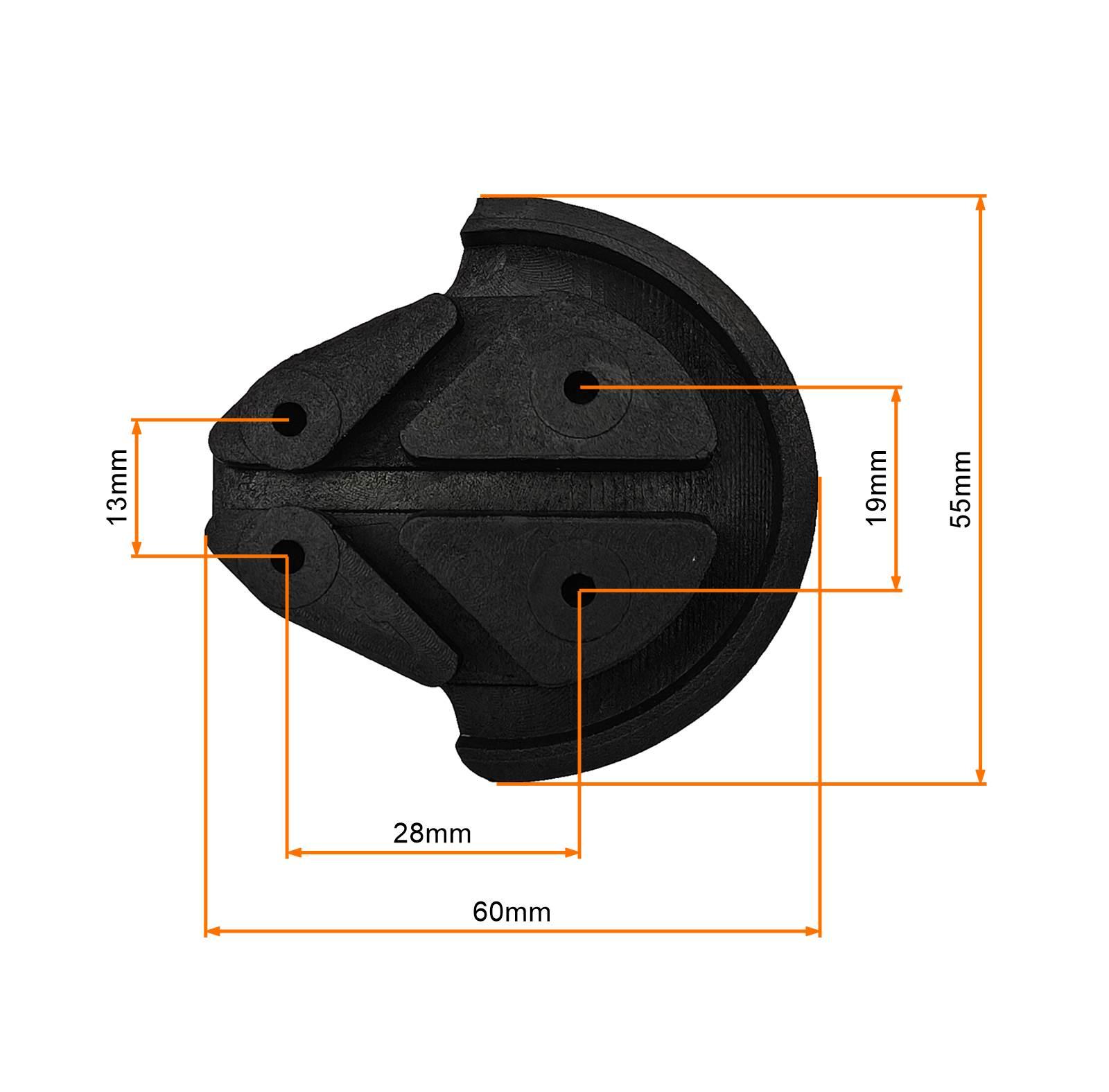 Slidery protektory podnóżka pitbike mrf kayo kpl. - zdjęcie 3