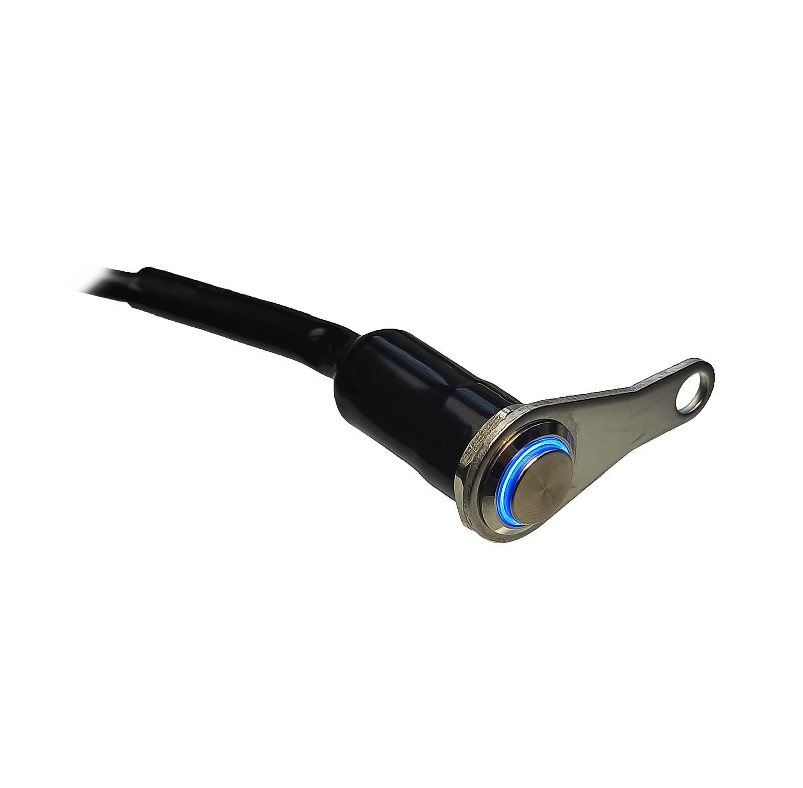 Przełącznik włącznik uniwersalny z podświetleniem motocykl skuter - zdjęcie 3