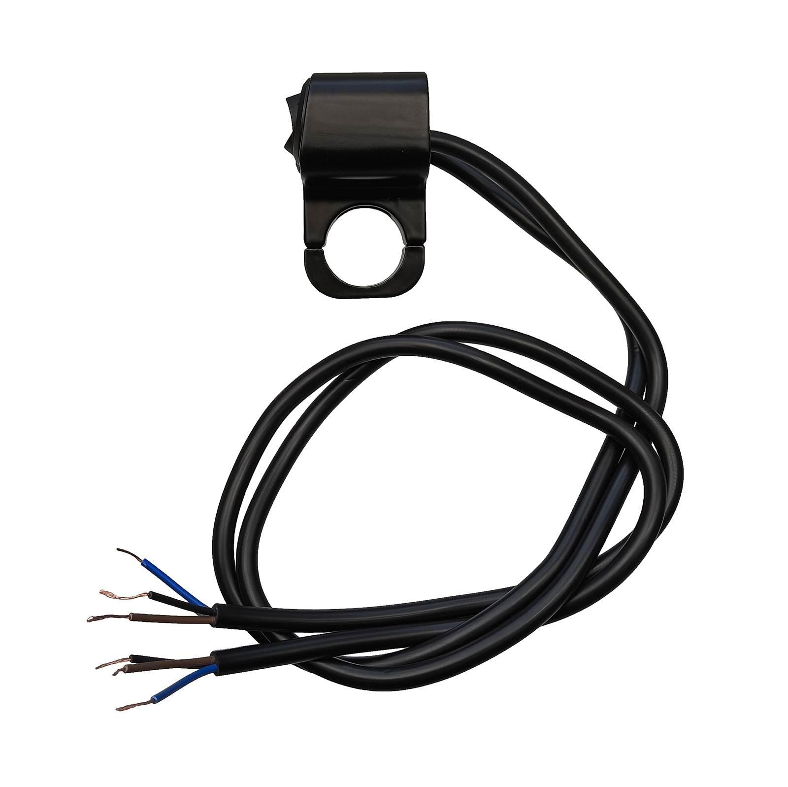 Przełącznik włącznik uniwersalny podwójny z podświetleniem motocykl skuter - zdjęcie 2