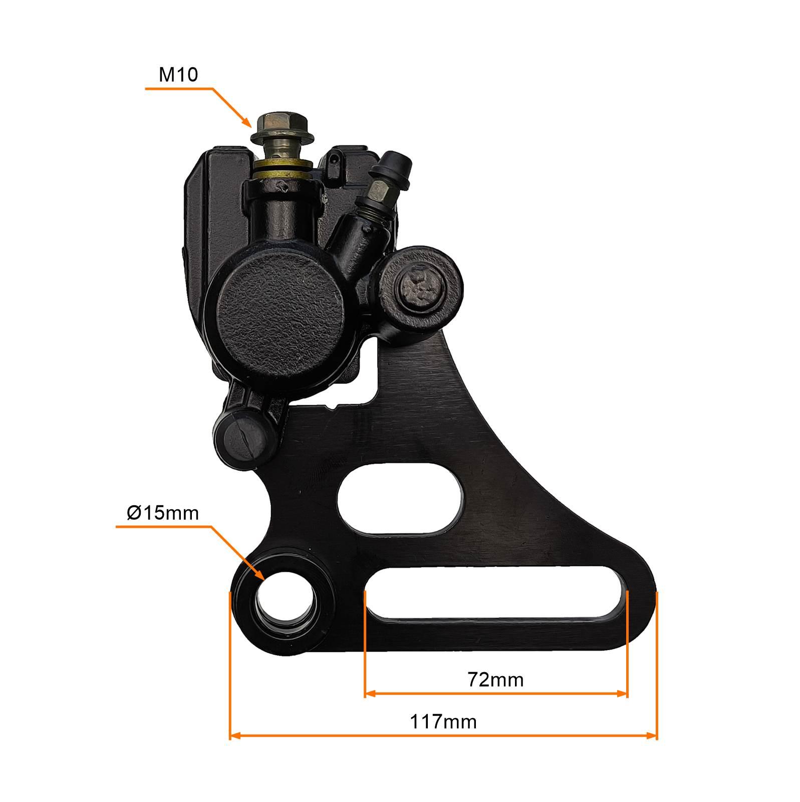 Zacisk hamulcowy tył cross pitbike 120/140 mrf kayo 1-tłoczkowy - zdjęcie 5