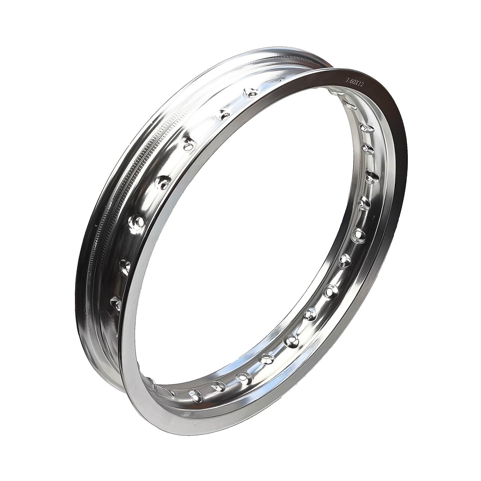 Obręcz koła felga koło 12x1,60 przód mini cross aluminium 28 otworów